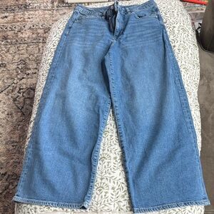 H&M Classic Blue Wide-Leg Jeans